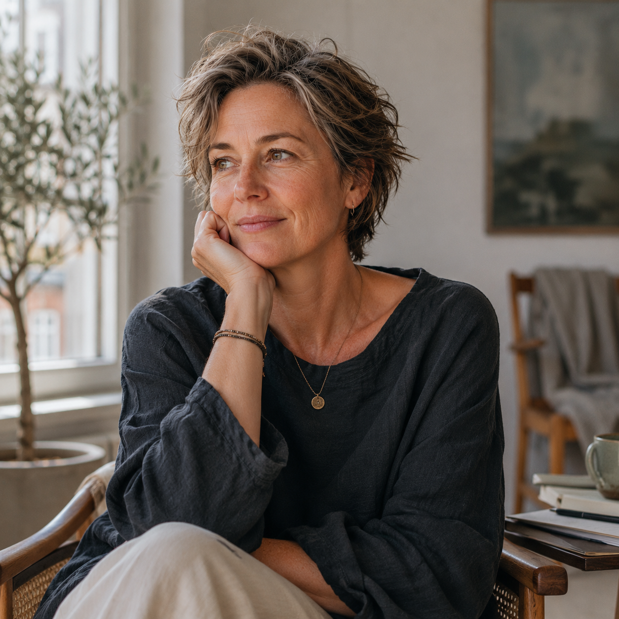 Maria Halbinger in ihrer Praxis