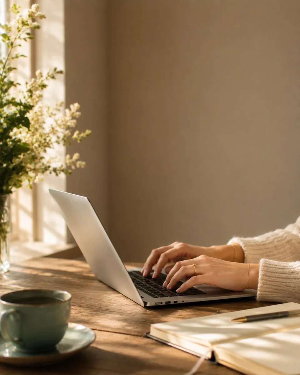 Laptop am Arbeitsplatz
